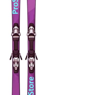 PROSTORE SKIS - WOLF SKIS MAUVE 172-6