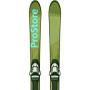 PICTURE OF PROSTORE SKIS WOLF SKIS GREEN 172-7