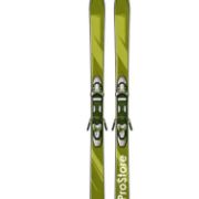 PICTURE OF PROSTORE SKIS RENEGADE SKIS GREEN YELLOW 164-10