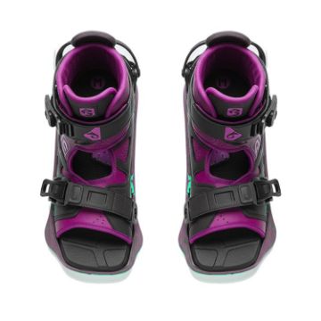 PROSTORE WATERSPORTS - WINDJAMMER WAKEBOARD BINDINGS PINK BLACK M-1