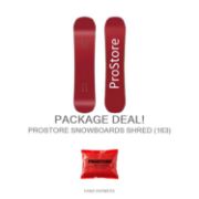 Picture of PROSTORE SNOWBOARDS SHRED STANDARD PACKAGE - RED