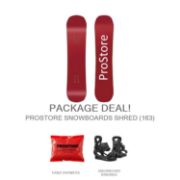 Picture of PROSTORE SNOWBOARDS SHRED DELUXE PACKAGE - RED