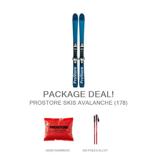 Picture of PROSTORE SKIS AVALANCHE STANDARD PACKAGE - BLUE