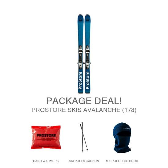 Picture of PROSTORE SKIS AVALANCHE EPIC PACKAGE - BLUE