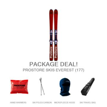 Picture of PROSTORE SKIS EVEREST ULTIMATE PACKAGE SKI PACKAGE RED (MENS)