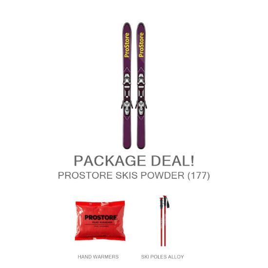 Picture of PROSTORE SKIS POWDER STANDARD PACKAGE - RED