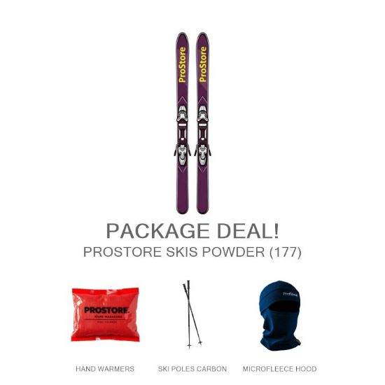 Picture of PROSTORE SKIS POWDER EPIC PACKAGE - RED