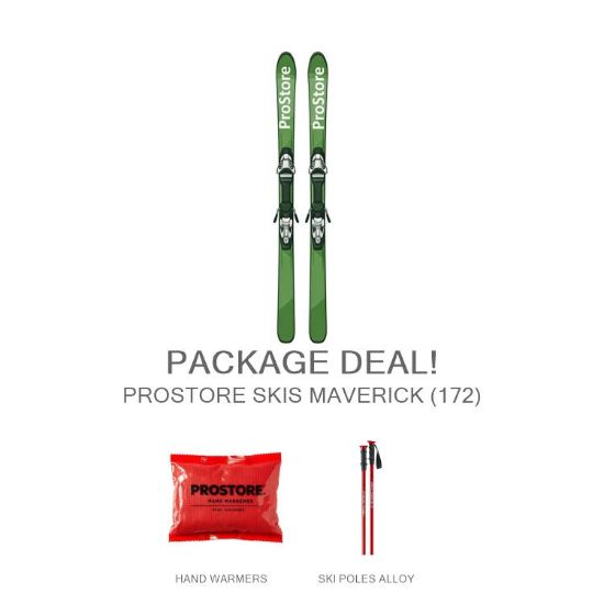 Picture of PROSTORE SKIS MAVERICK STANDARD PACKAGE - GREEN