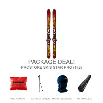 Picture of PROSTORE SKIS STAR PRO ULTIMATE PACKAGE SKI PACKAGE RED (UNISEX)
