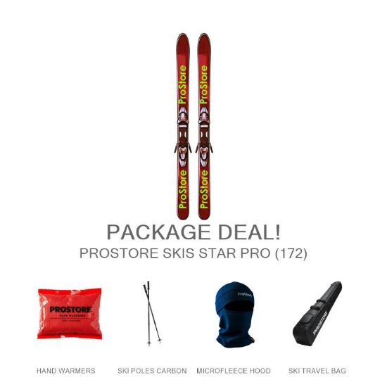 Picture of PROSTORE SKIS STAR PRO ULTIMATE PACKAGE - RED
