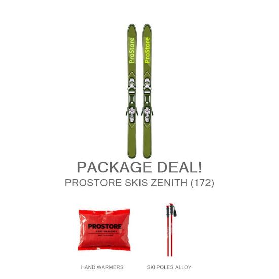 Picture of PROSTORE SKIS ZENITH STANDARD PACKAGE - GREEN
