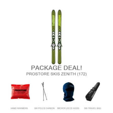 Picture of PROSTORE SKIS ZENITH ULTIMATE PACKAGE SKI PACKAGE GREEN (UNISEX)