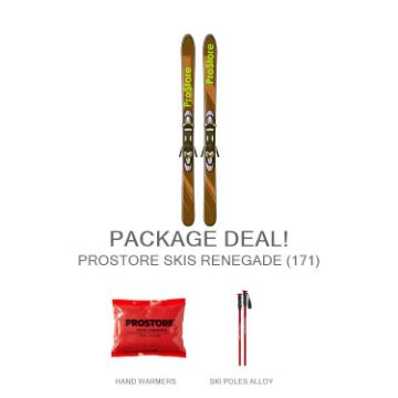 Picture of PROSTORE SKIS RENEGADE STANDARD PACKAGE SKI PACKAGE BROWN (MENS)