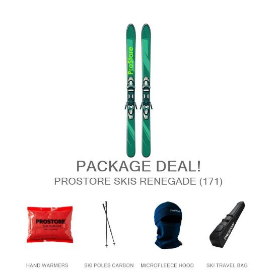 Picture of PROSTORE SKIS RENEGADE ULTIMATE PACKAGE - GREEN