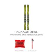 Picture of PROSTORE SKIS RENEGADE STANDARD PACKAGE - GREEN YELLOW