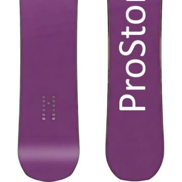 Picture of PROSTORE SNOWBOARDS CARVE DELUXE SNOWBOARD PACKAGE MAUVE (MENS)