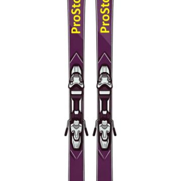 Picture of PROSTORE SKIS POWDER DELUXE PACKAGE SKI PACKAGE RED (UNISEX)