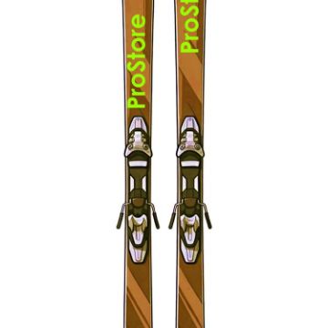 Picture of PROSTORE SKIS RENEGADE ULTIMATE PACKAGE SKI PACKAGE BROWN (MENS)