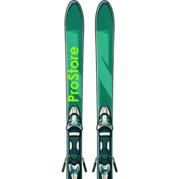 Picture of PROSTORE SKIS RENEGADE DELUXE PACKAGE SKI PACKAGE GREEN (MENS)