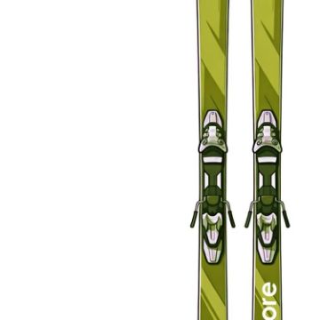 Picture of PROSTORE SKIS RENEGADE STANDARD PACKAGE SKI PACKAGE GREEN YELLOW (WOMENS)